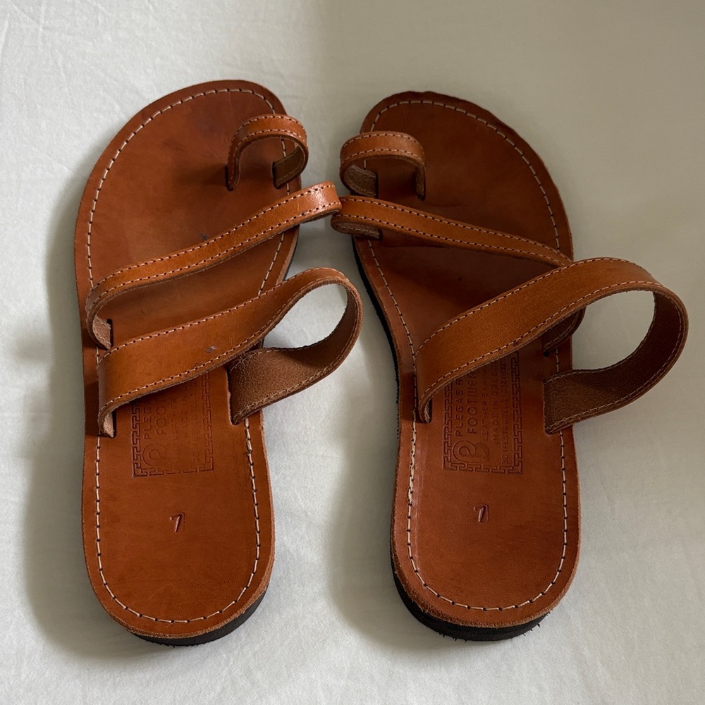 Brown Leather Sandals